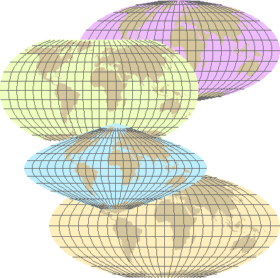Pseudocylindrical projections