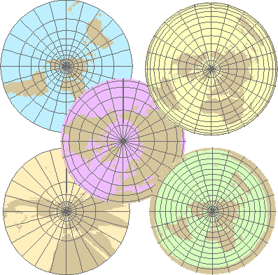 Planar (Azimuthal) projections