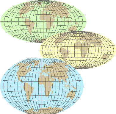 Modified planar projections