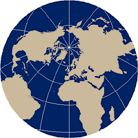 Stereographic map projection in oblique aspect