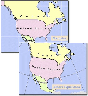 Annotation displays correctly in two maps in different projections