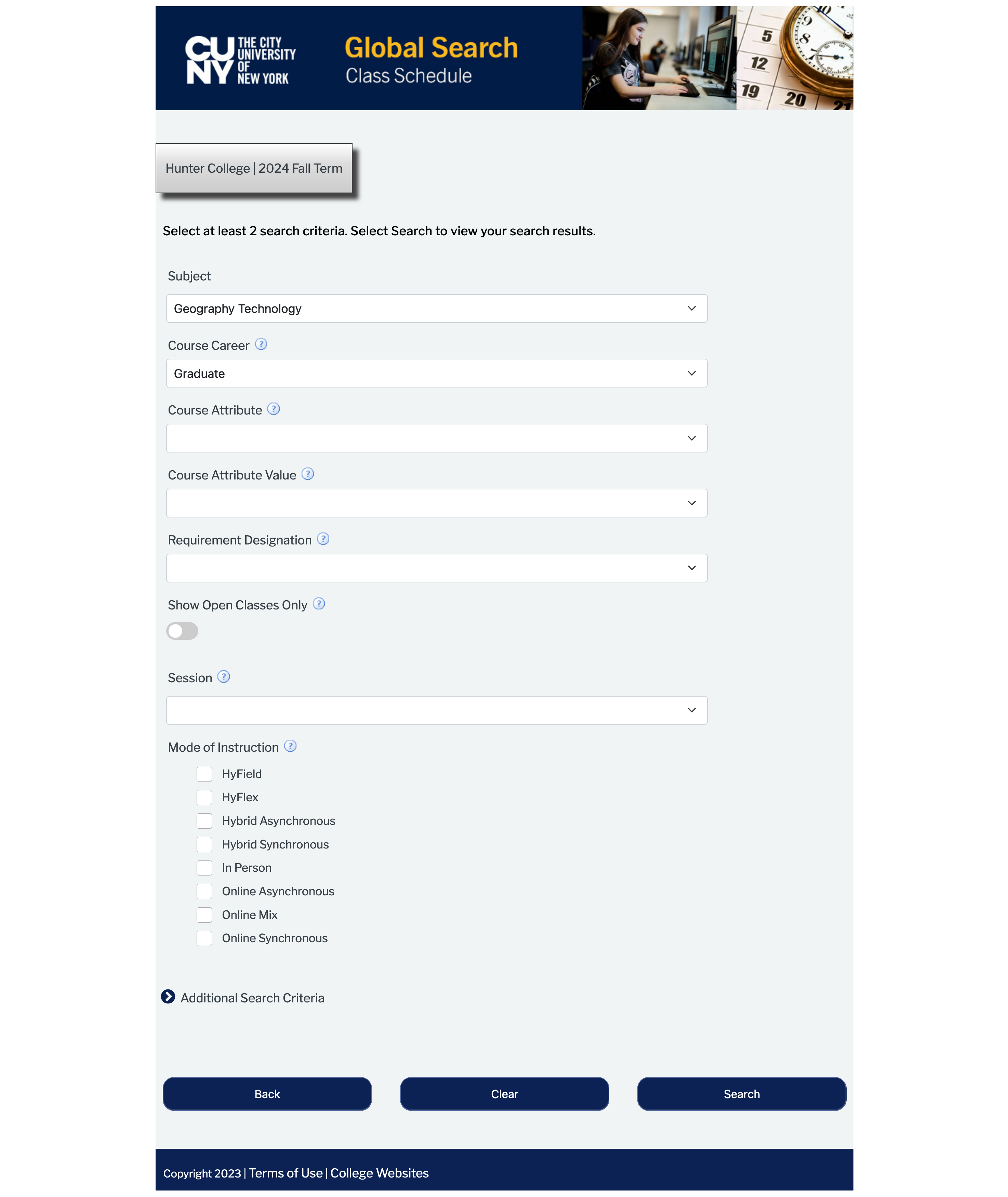 CUNY Global Search